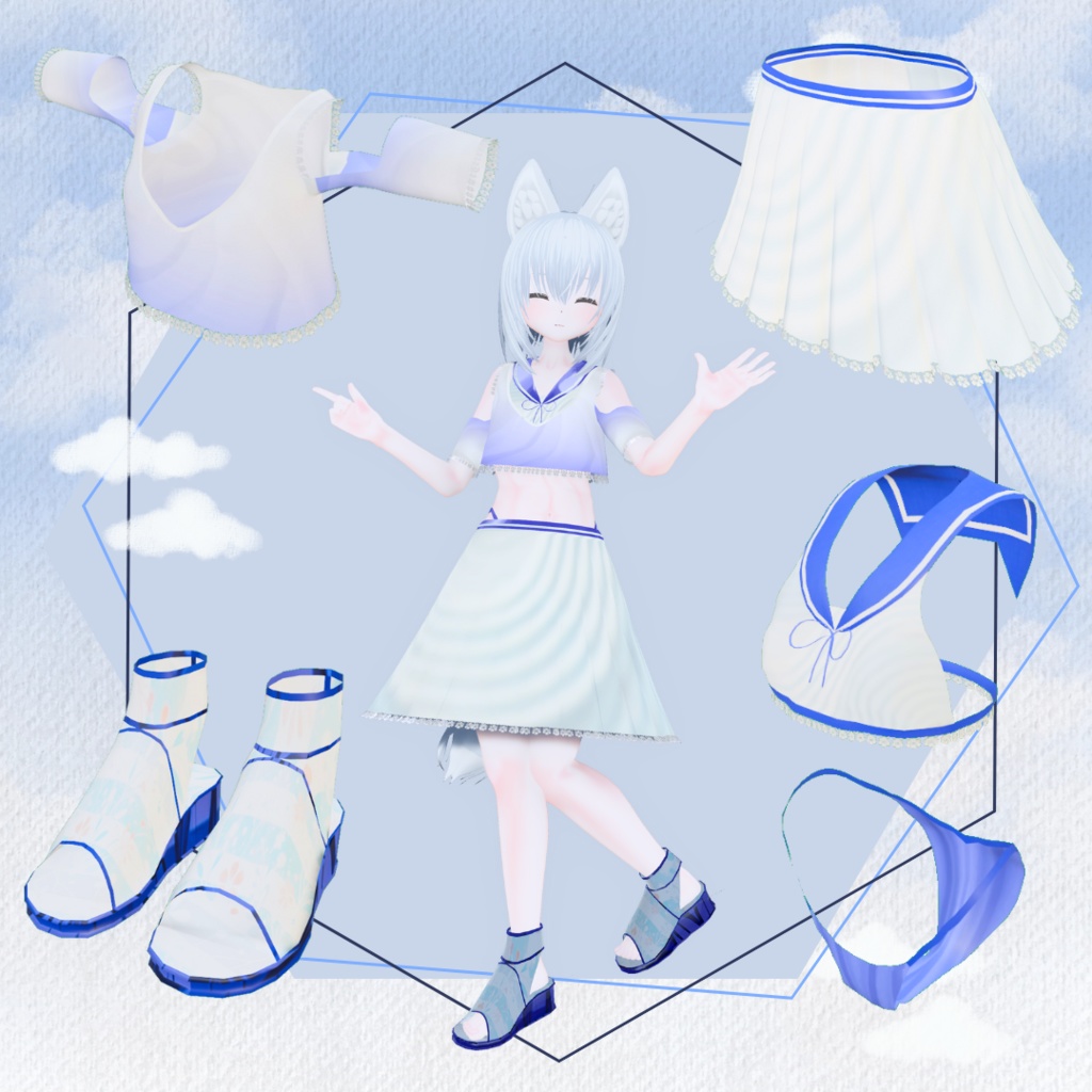 オリジナルセーラー水着シーサイドセーラー【マヌカ・真冬・NINA】