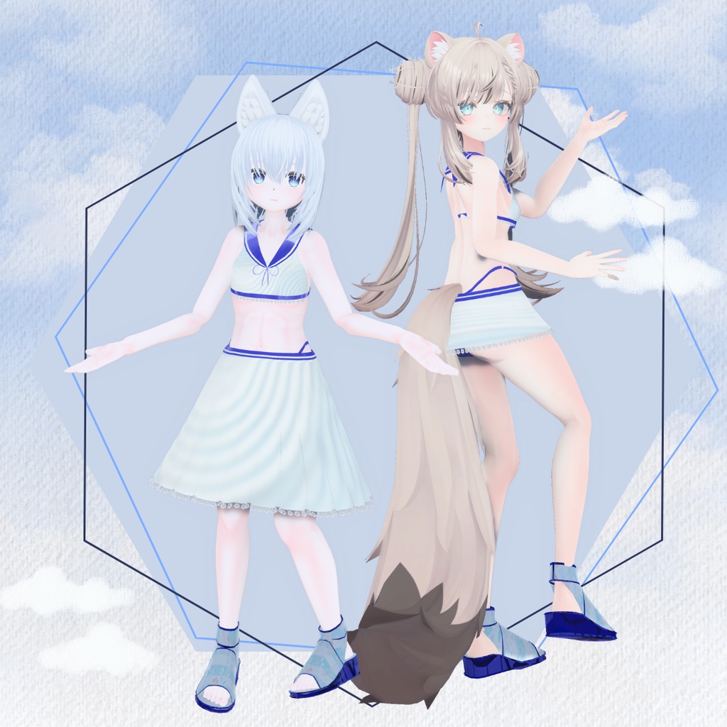 オリジナルセーラー水着シーサイドセーラー【マヌカ・真冬・NINA】