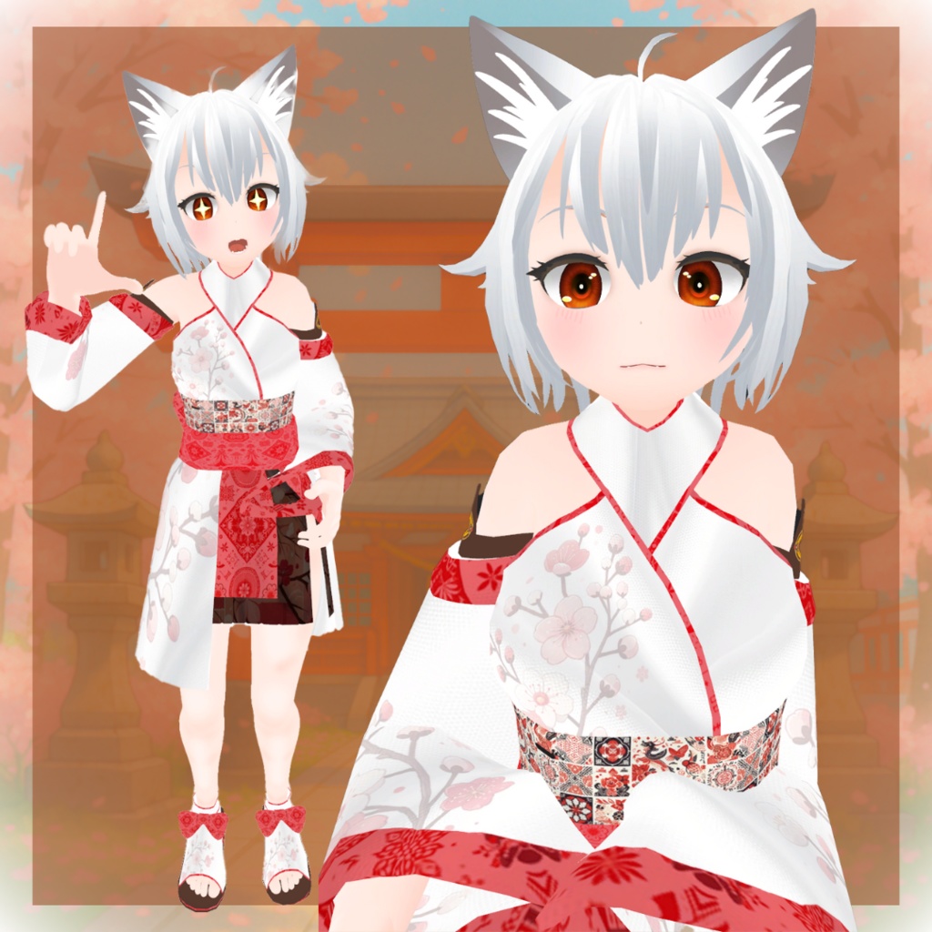 小羽根 (コハネ) Kohane【オリジナル3Dモデル】