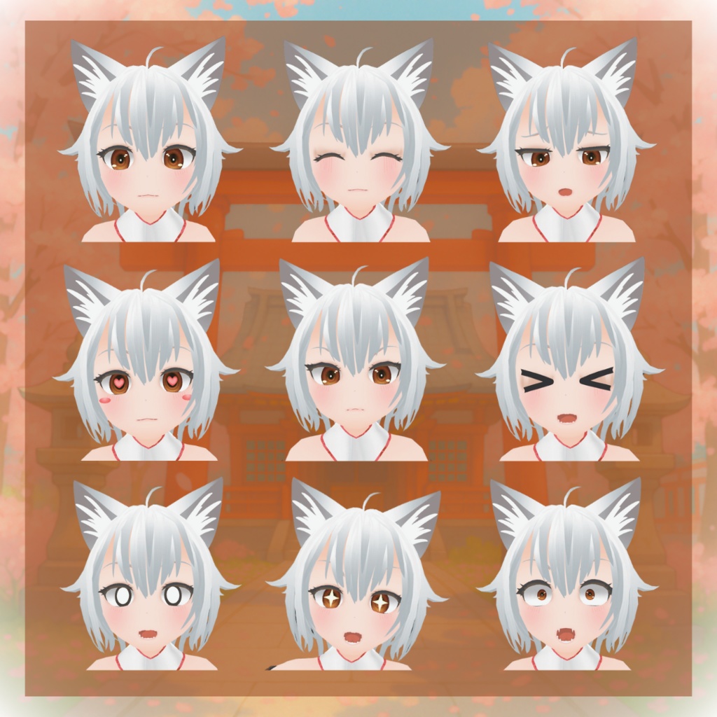 小羽根 (コハネ) Kohane【オリジナル3Dモデル】