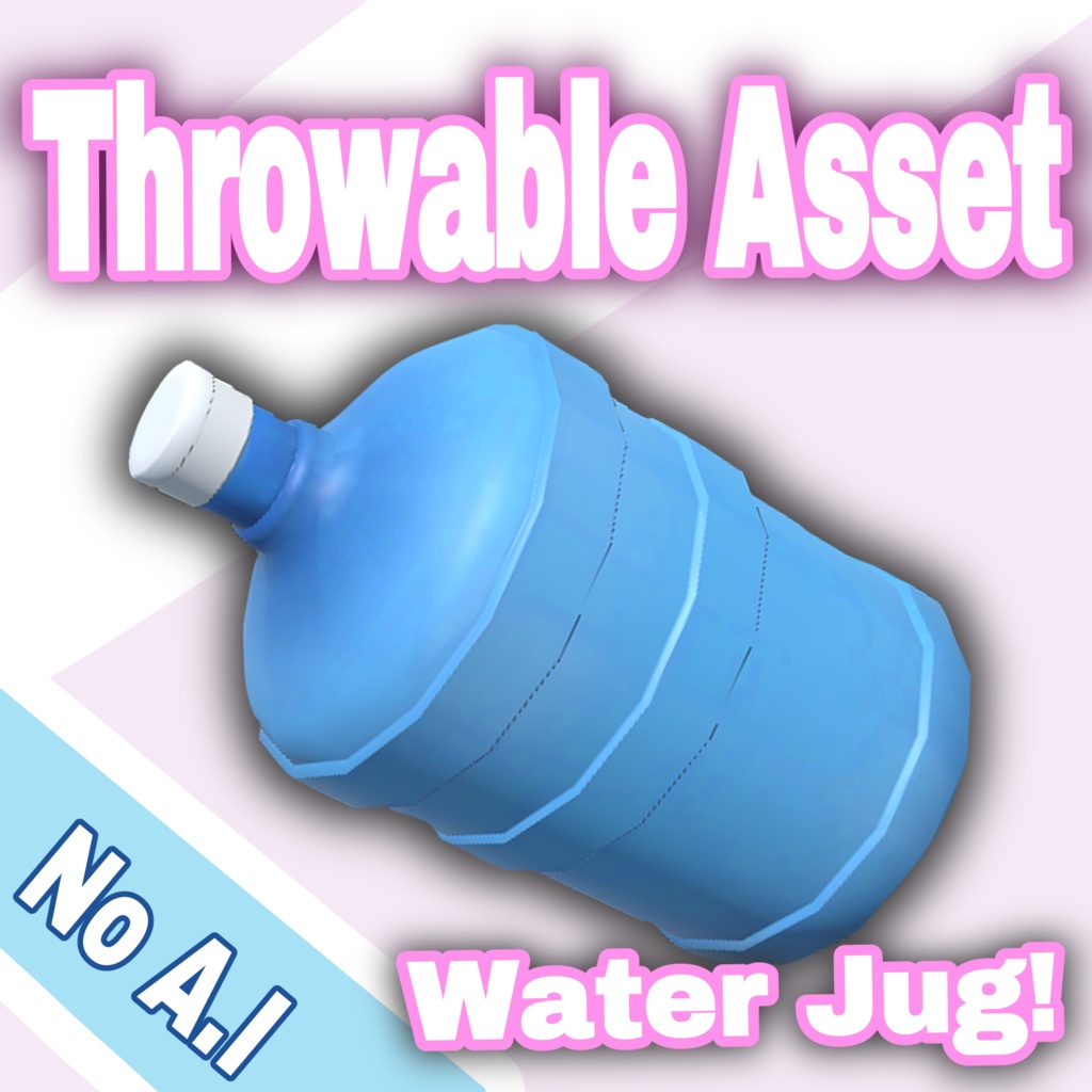 Throwable 3D Water Jug Asset! Made for Twitch Integrated Throwing System!