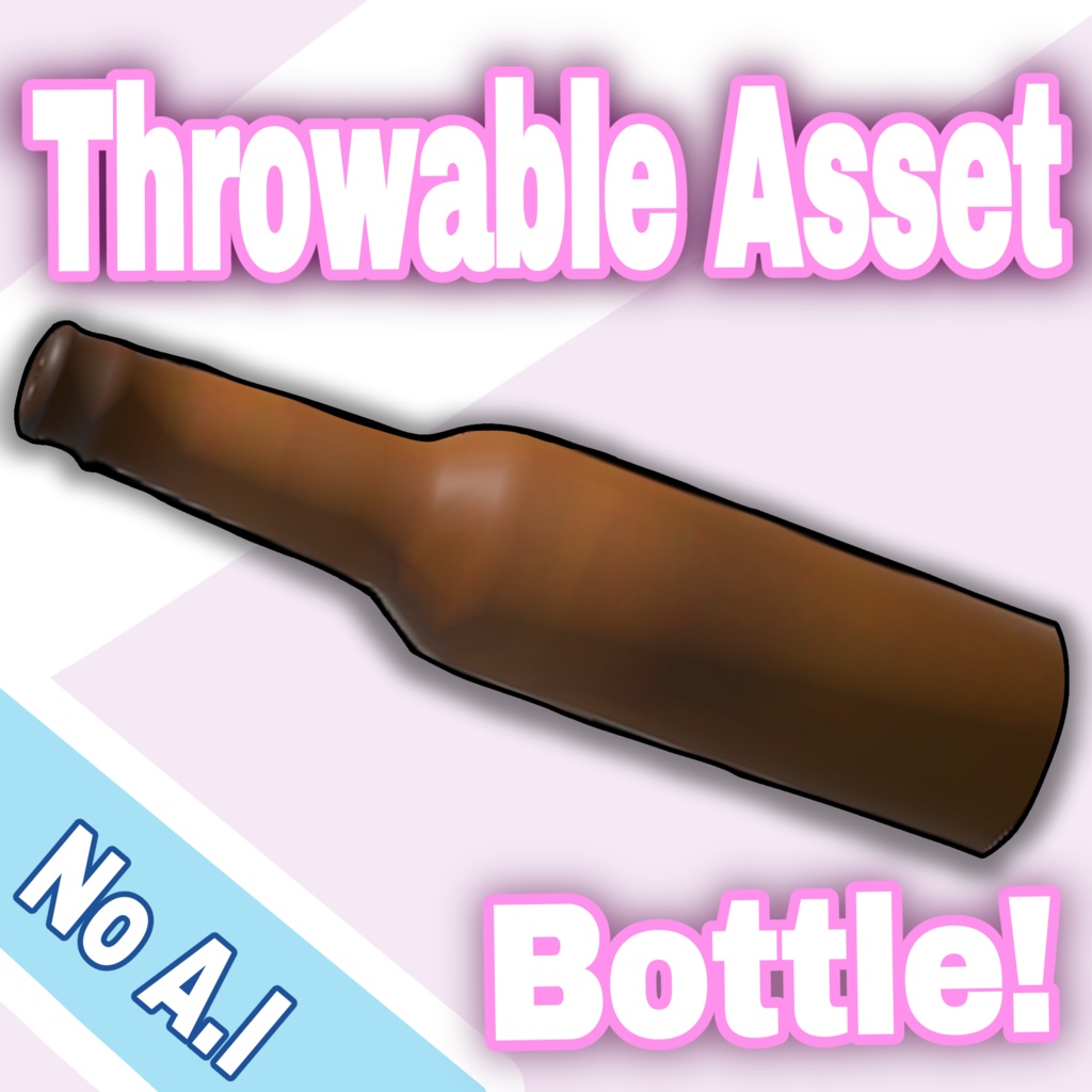 Throwable 3D Beer Bottle Asset! Made for Twitch Integrated Throwing System!