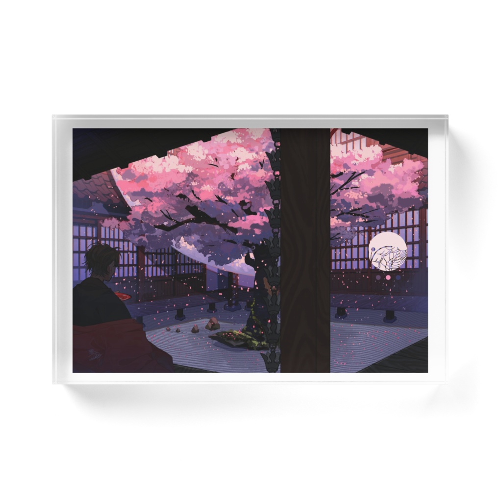 曙桜 Acrylic block