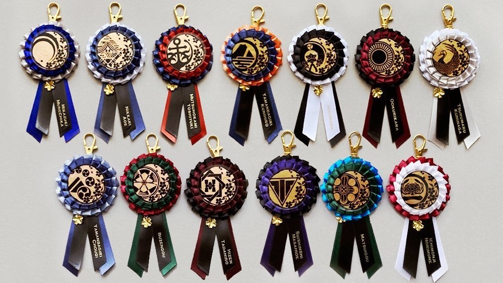 【ギャラリー】刀剣乱舞 紋徽章アクリルキーホルダー(頒布終了)