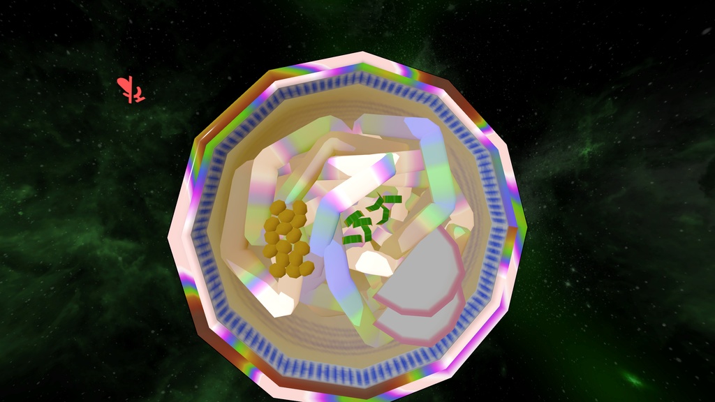 【VRChat想定Avatar】VRChat Avatars3.0 かけうどん(ペン機能付き!)2022/10/01更新