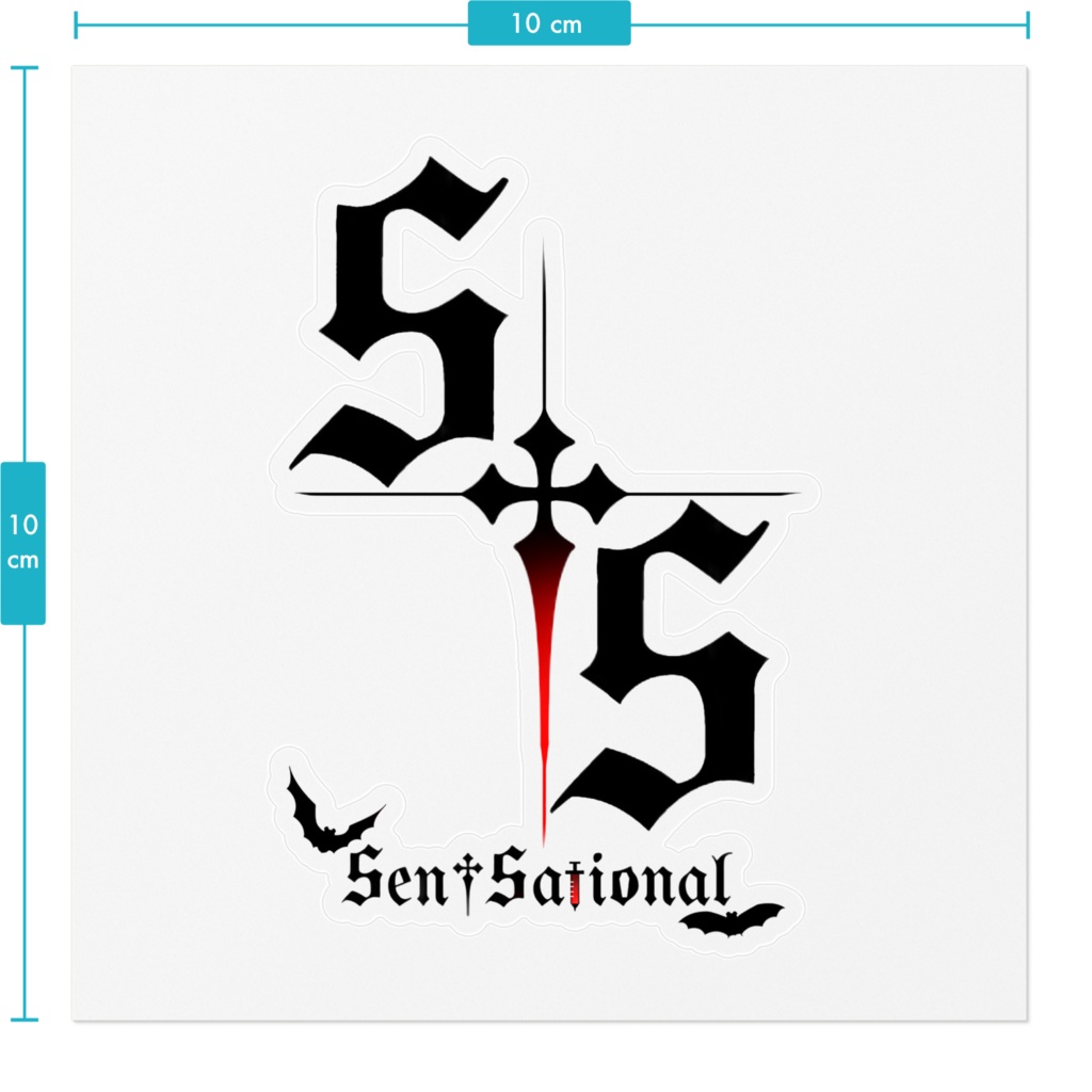 【ステッカー】Sen†Sationalロゴステッカー (2色)