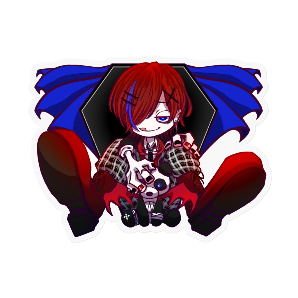 【ステッカー】Sen†Sationalとこうもりパンダステッカー