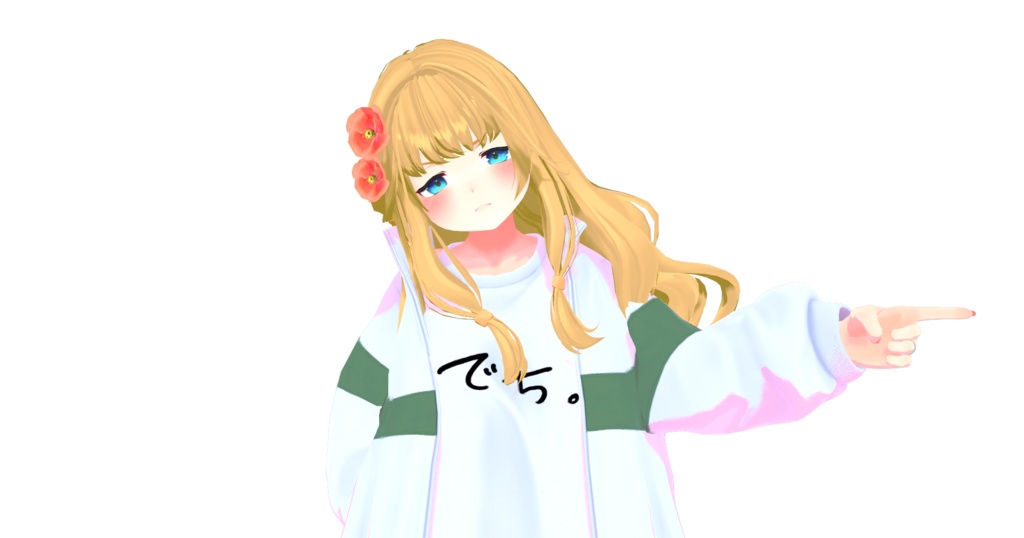 花凪まな でちTシャツ (S.M.L.XL)