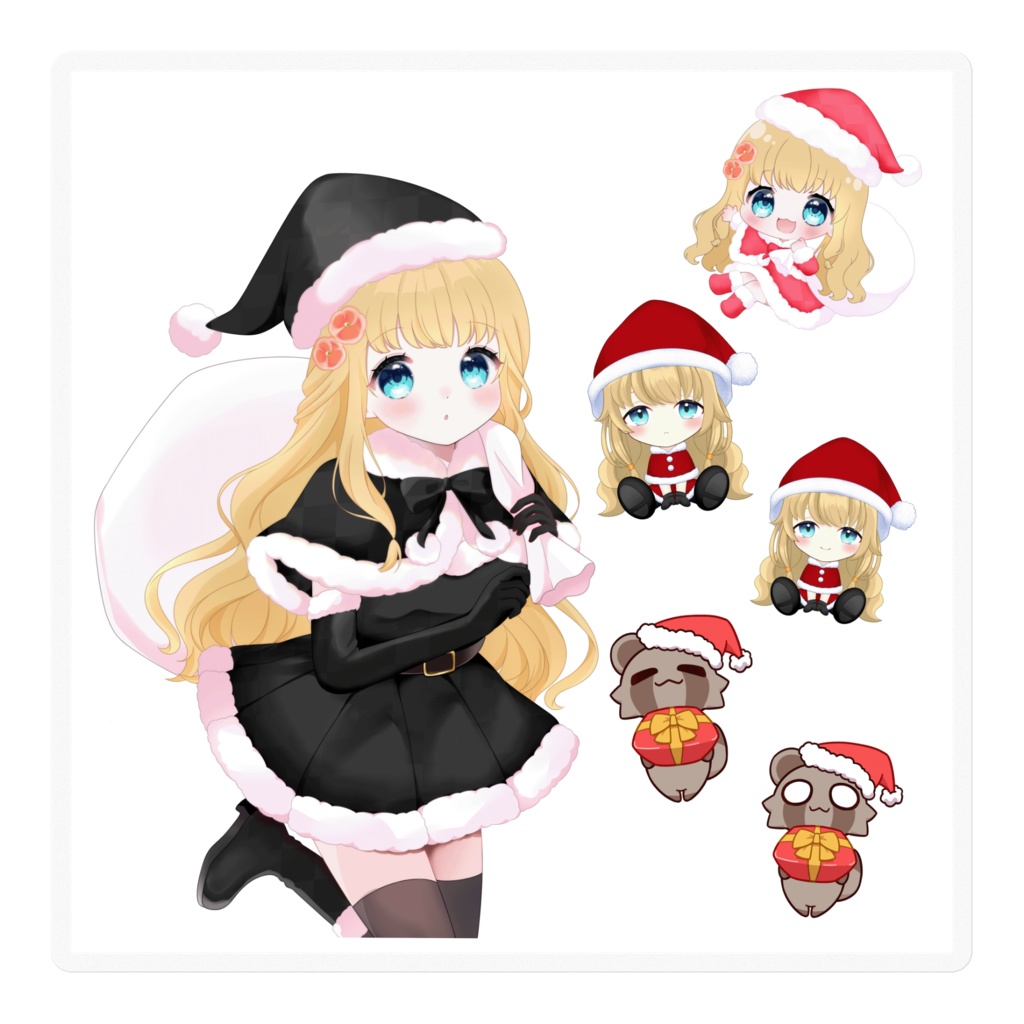クリスマス限定ステッカー