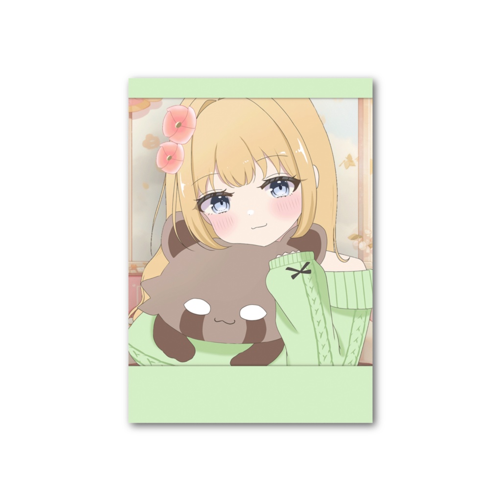 【Vtuber 花凪まな フォト風カード(お部屋)】