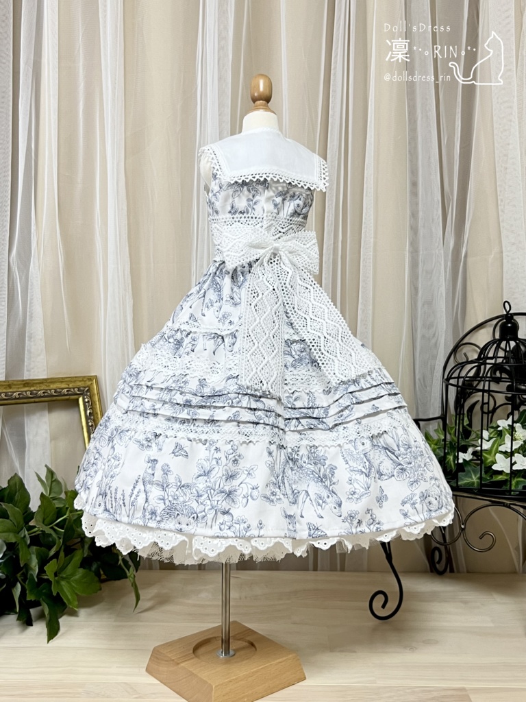 SDGr男の子 ドレスセット〈パニエ・カンカン帽付き〉