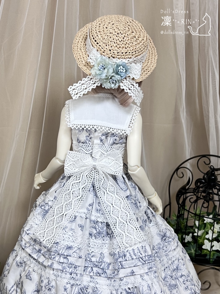 SDGr男の子 ドレスセット〈パニエ・カンカン帽付き〉