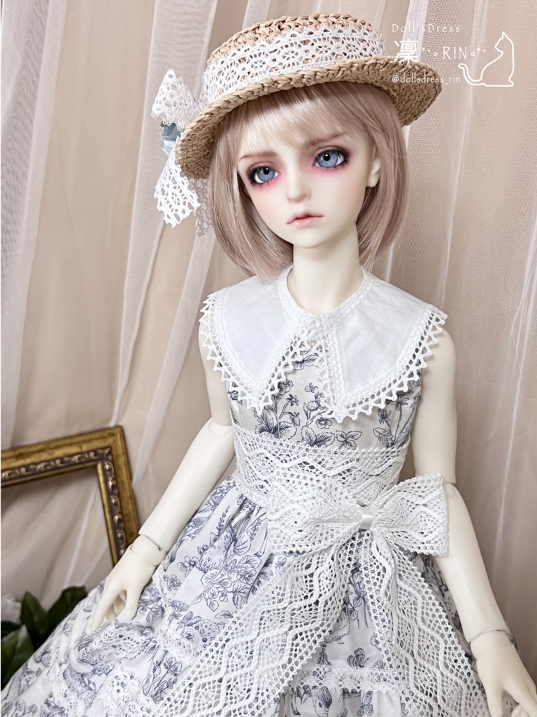 SDGr男の子 ドレスセット〈パニエ・カンカン帽付き〉