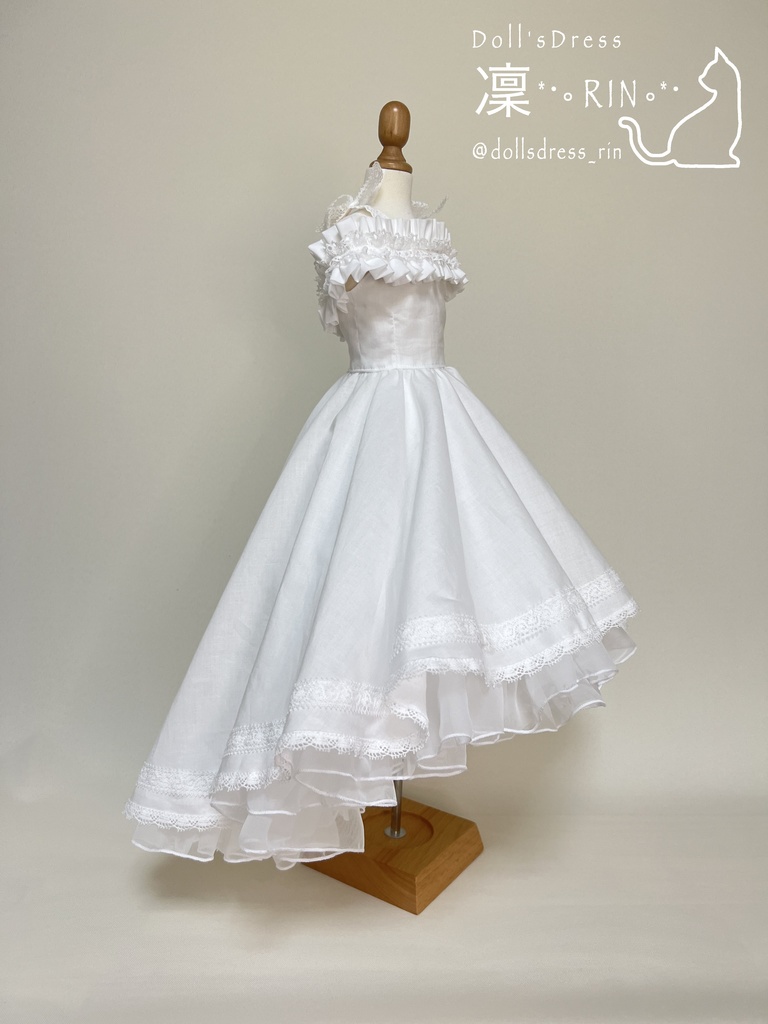 SDGr男の子 フィッシュテールドレス(専用パニエ付き)