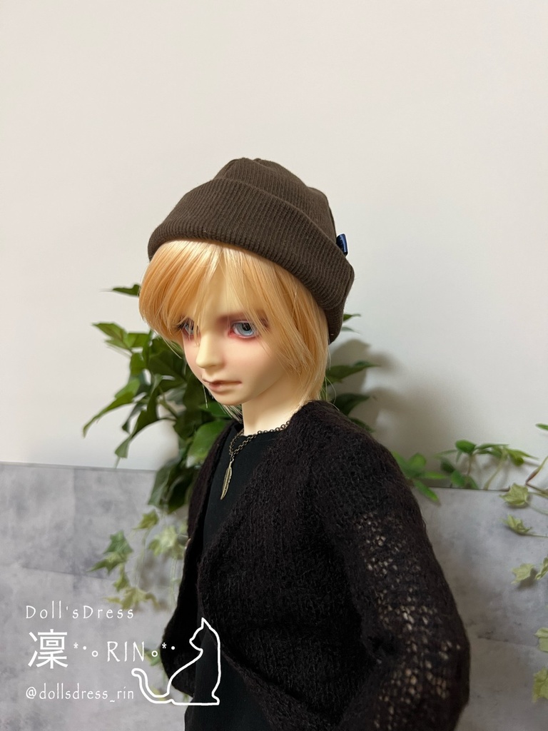 ドール用ニットキャップ