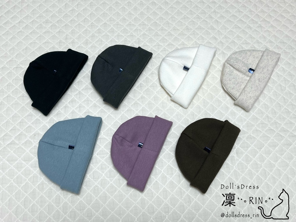 ドール用ニットキャップ