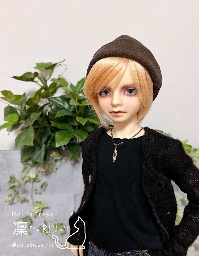 ドール用ニットキャップ