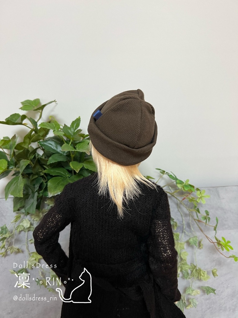 ドール用ニットキャップ