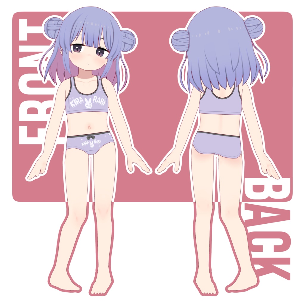 オリジナル3Dモデル 「まほ / MAHO」