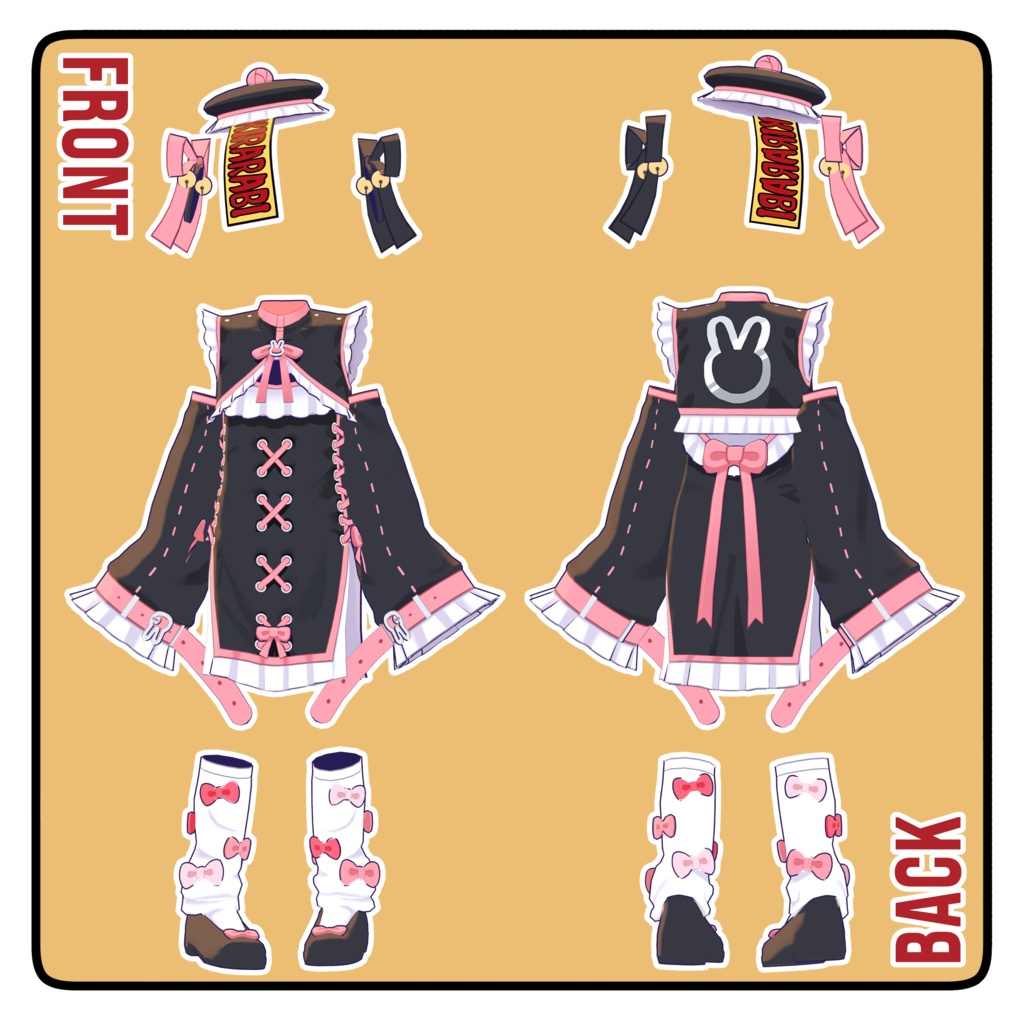 かわいいキョンシー 【4アバター対応】