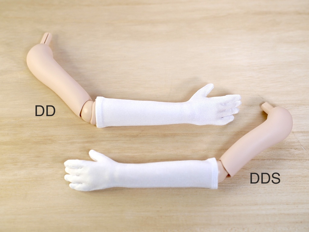 【DD】ノーマルハンド手袋(ロング13白)【H-D13-白】【g08】