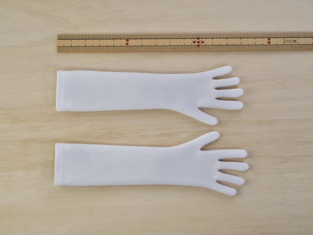 【DD】ノーマルハンド手袋(ロング13白)【H-D13-白】【g08】