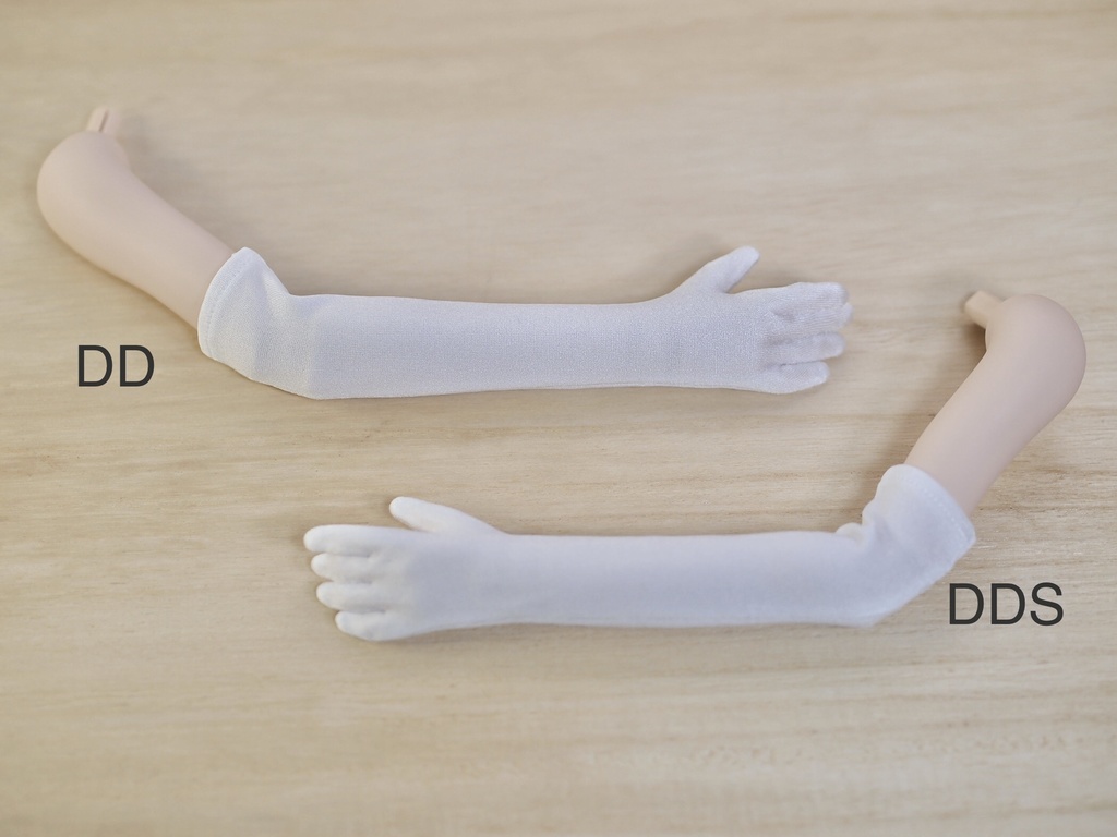 【DD】ノーマルハンド手袋(ロング15白)【H-D15-白】【g09】