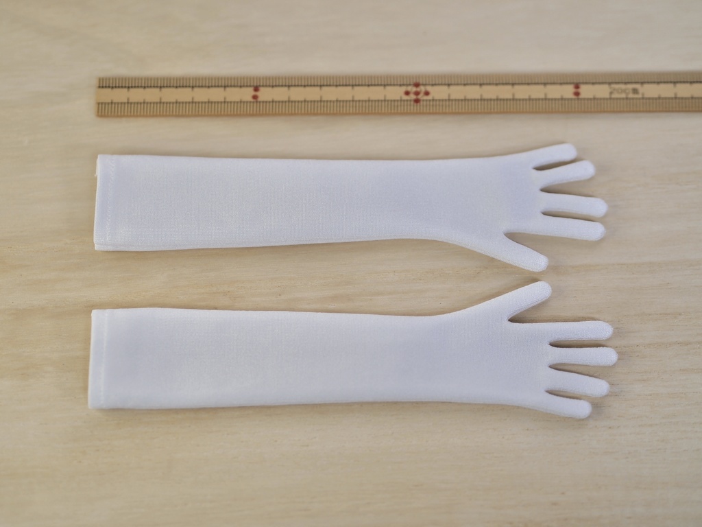 【DD】ノーマルハンド手袋(ロング15白)【H-D15-白】【g09】