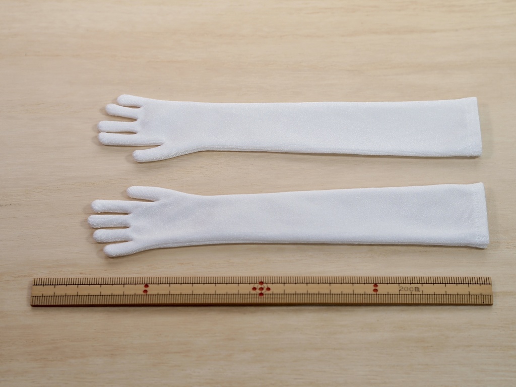 【DD】ノーマルハンド手袋(ロング18白)【H-D18-白】【g10】