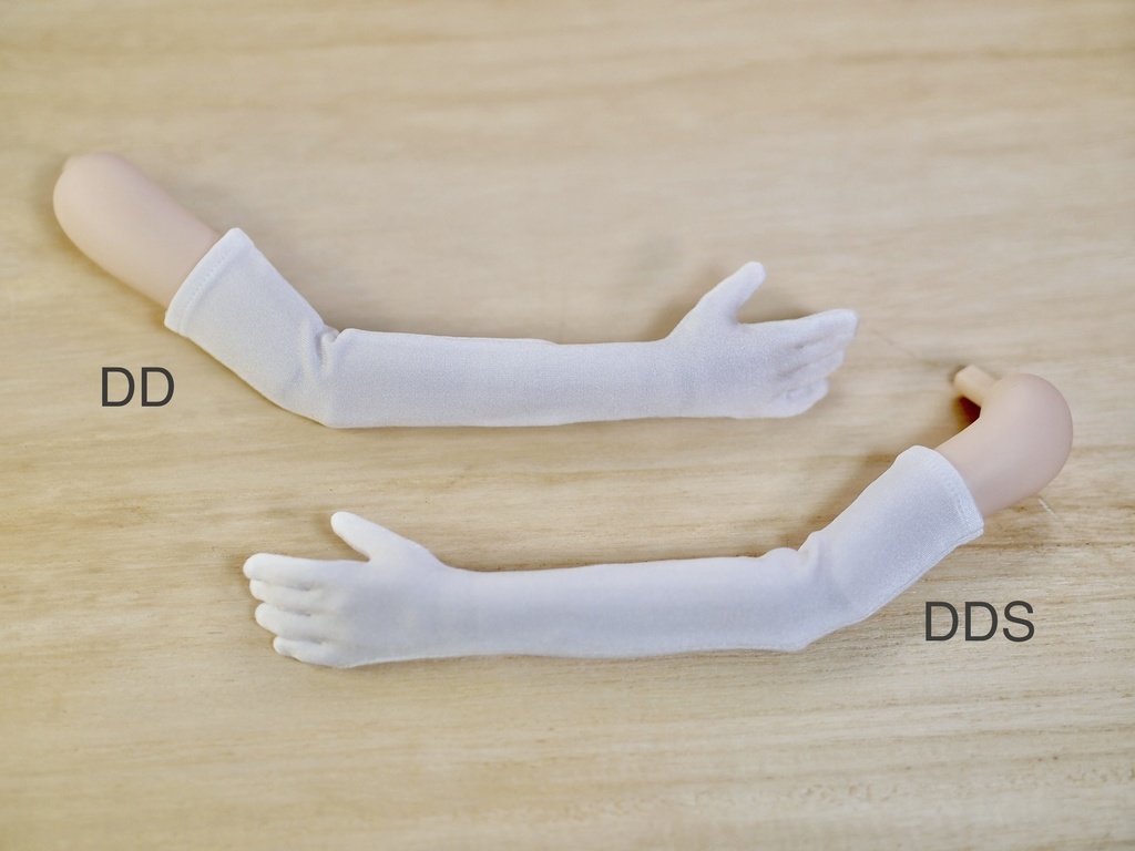 【DD】ノーマルハンド手袋(ロング18白)【H-D18-白】【g10】