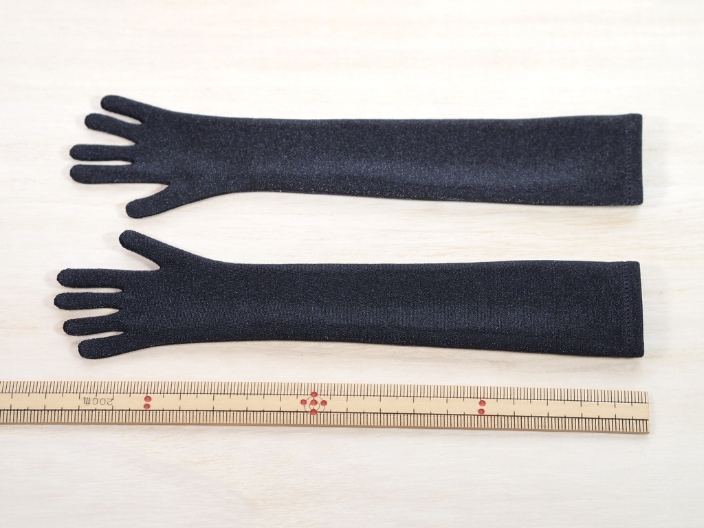 【DD】ノーマルハンド手袋(ロング18黒)【H-D18-黒】【g19】