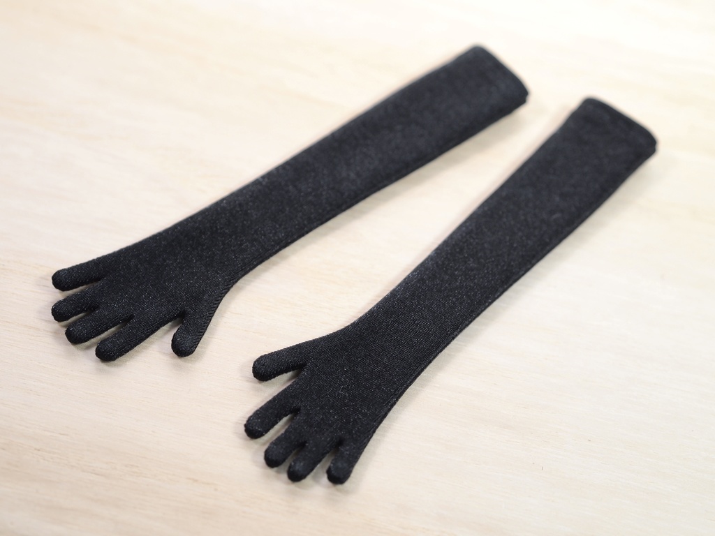 【MDD】ノーマルハンド手袋(ロング13黒)【H-M13-黒】【g21】