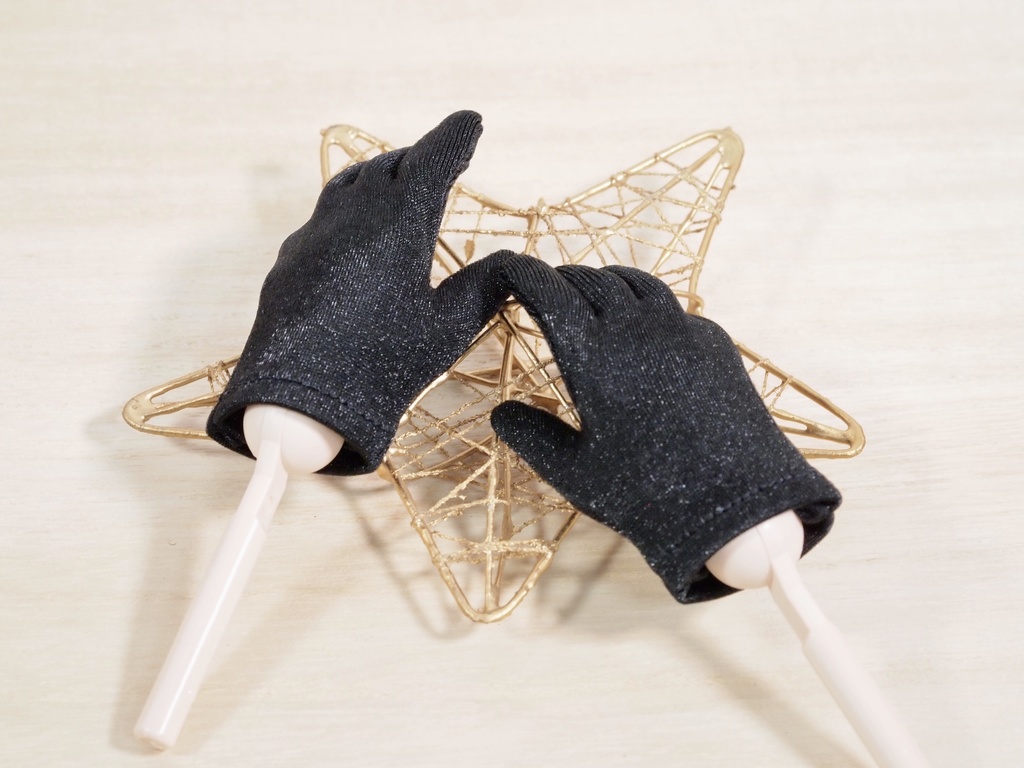 【DDデカハンド】ノーマルハンド手袋(黒)【HB-D01-黒】【g24】