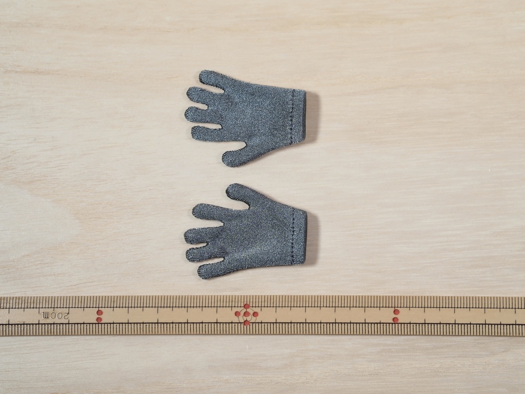 【DD/MDD】ショート丈手袋(チャコール)