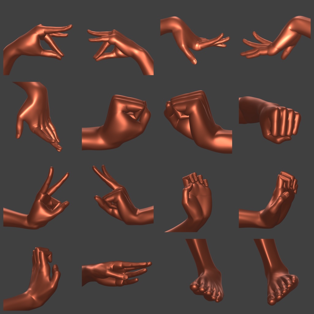 Blender素体(男性型)ver5.03