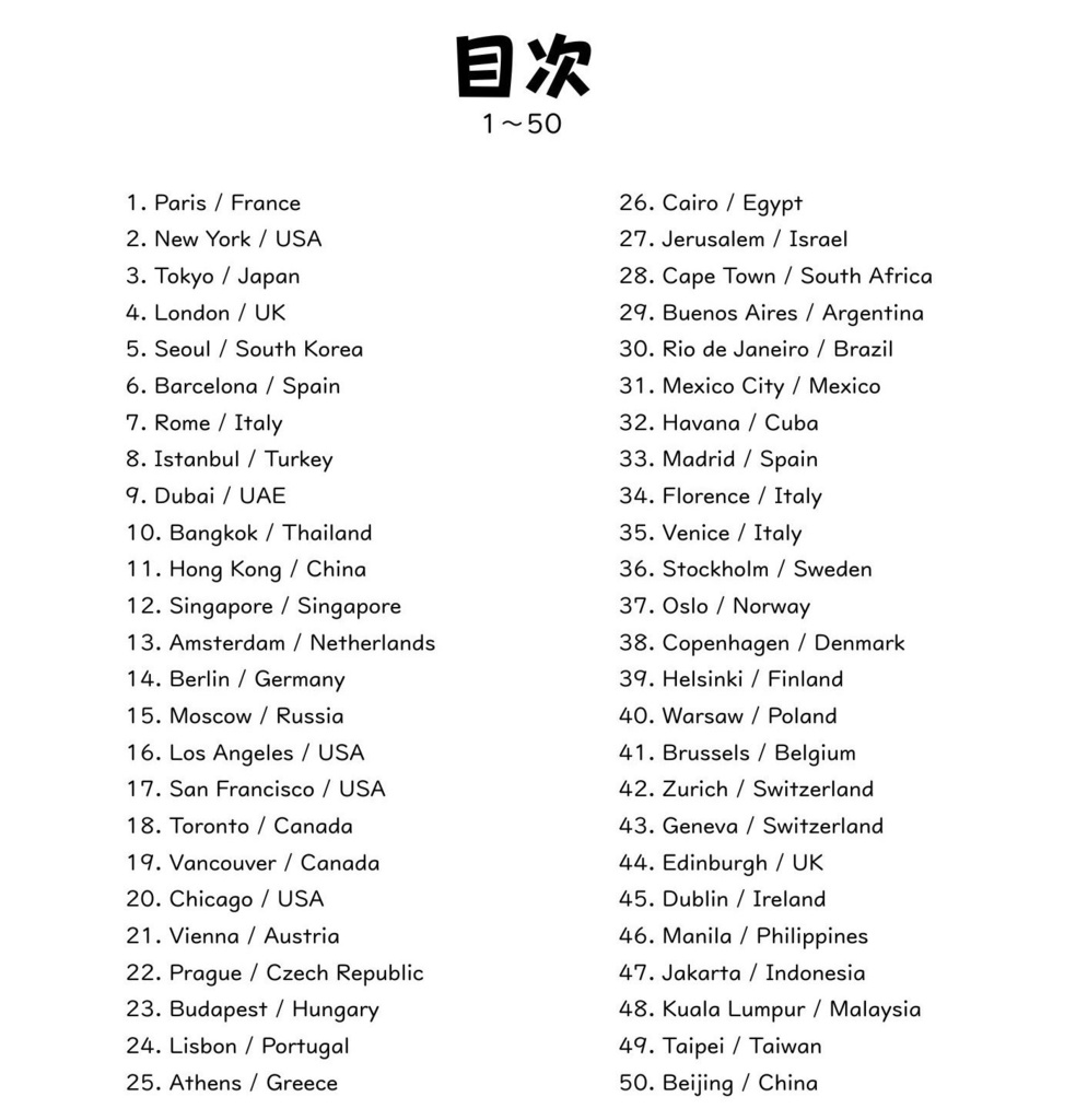 初売れ記念キャンペーン中【AI×幻想】世界の美しい都市100選 Vol.1(50都市収録)PDF版