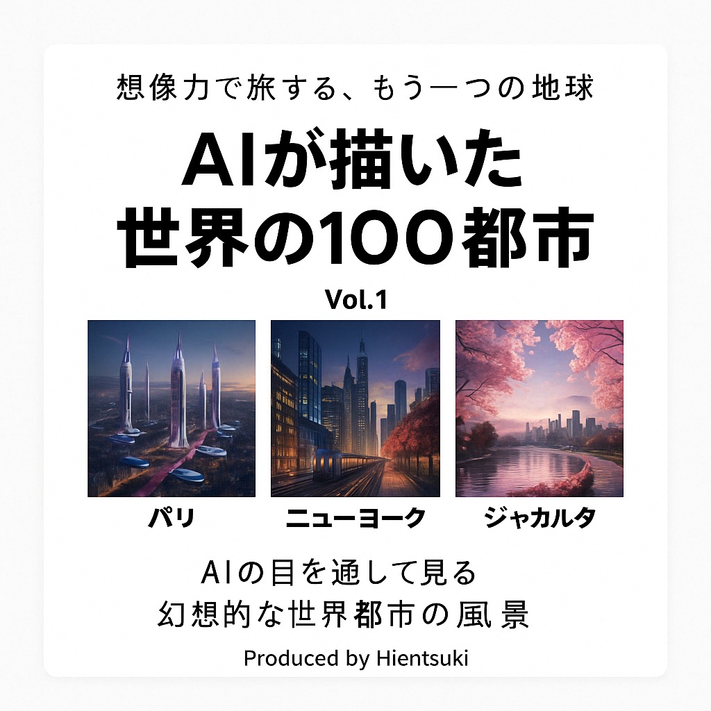初売れ記念キャンペーン中【AI×幻想】世界の美しい都市100選 Vol.1(50都市収録)PDF版