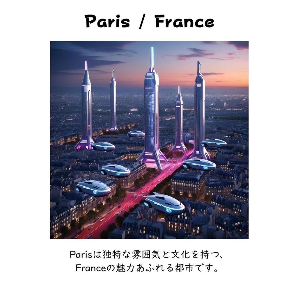 初売れ記念キャンペーン中【AI×幻想】世界の美しい都市100選 Vol.1(50都市収録)PDF版