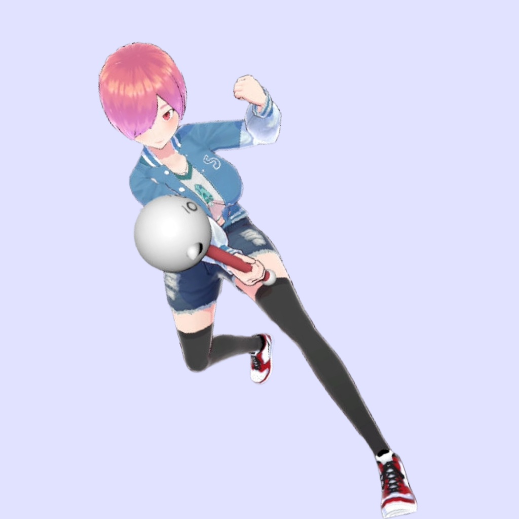 【モーション素材】剣を振り下ろすポーズ