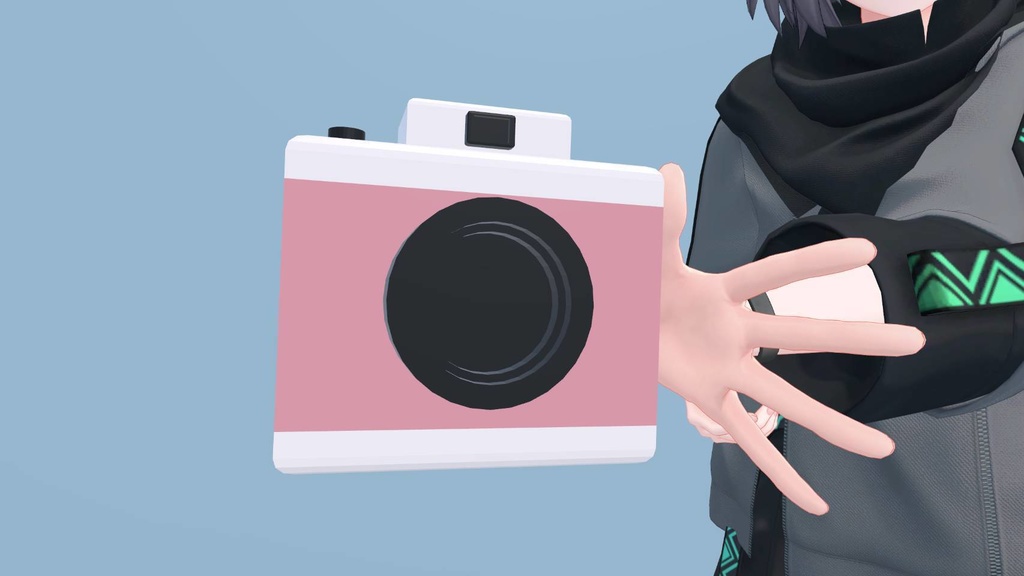 【GWセール中】【MA対応】その場で撮って設置できる!スタンプカメラギミック【VRChat】