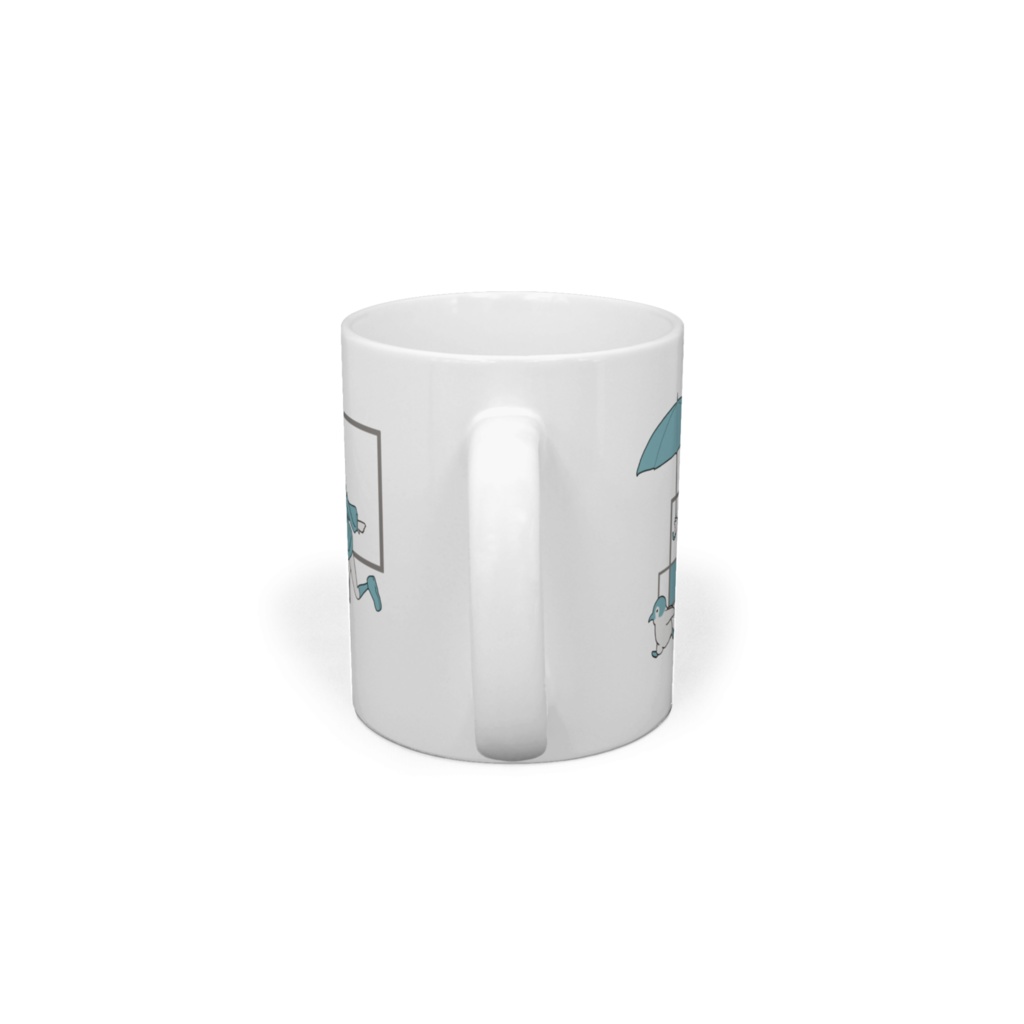 傘と少女とペンギン