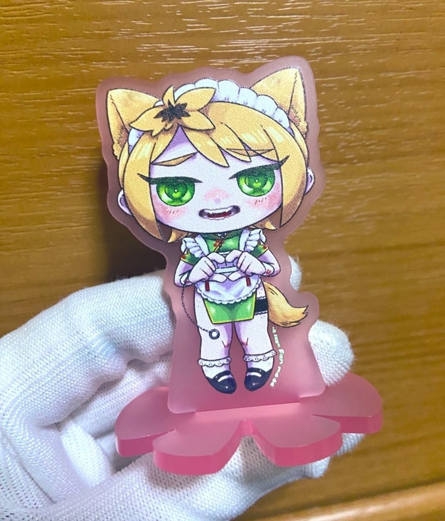 チャイナメイド陰キャが萌え萌えキュンしてくれるアクスタ( ◠‿◠ )