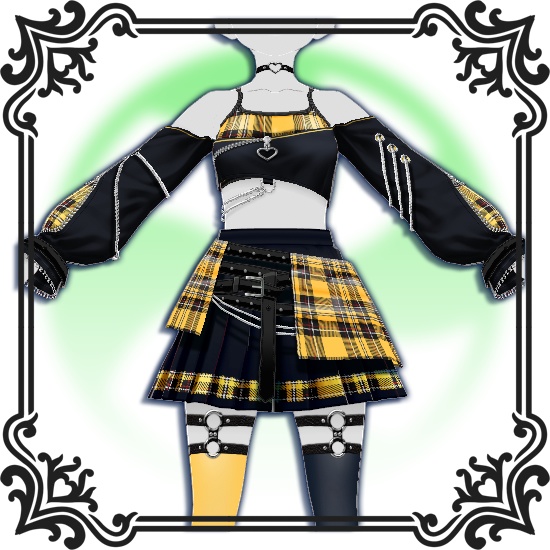 【VRoid】 Gothic Plaidvantage