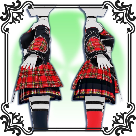 【VRoid】 Gothic Plaidvantage