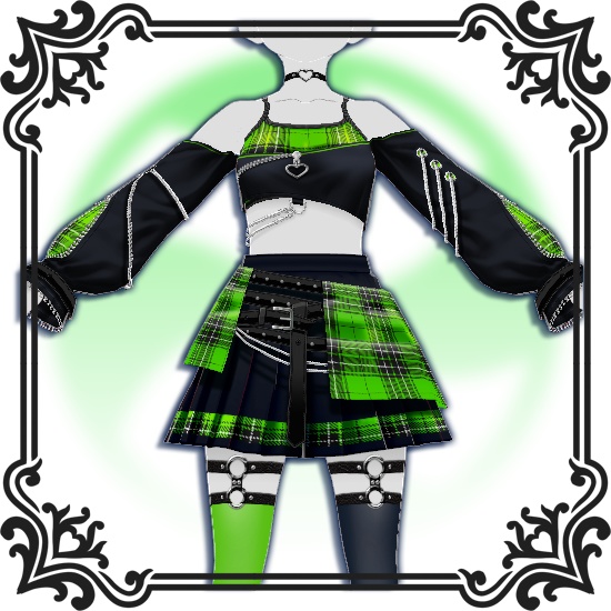 【VRoid】 Gothic Plaidvantage