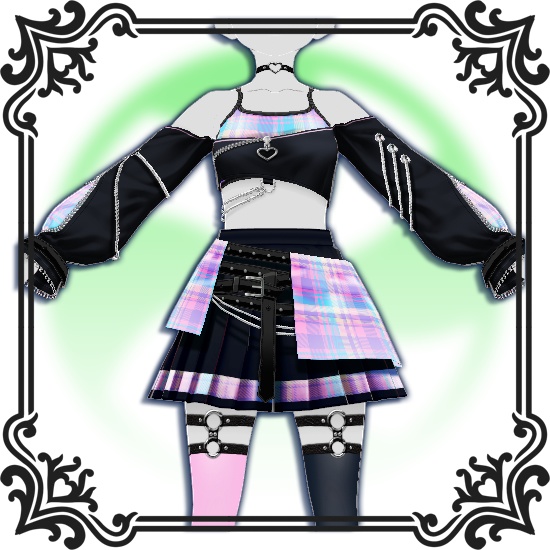 【VRoid】 Gothic Plaidvantage