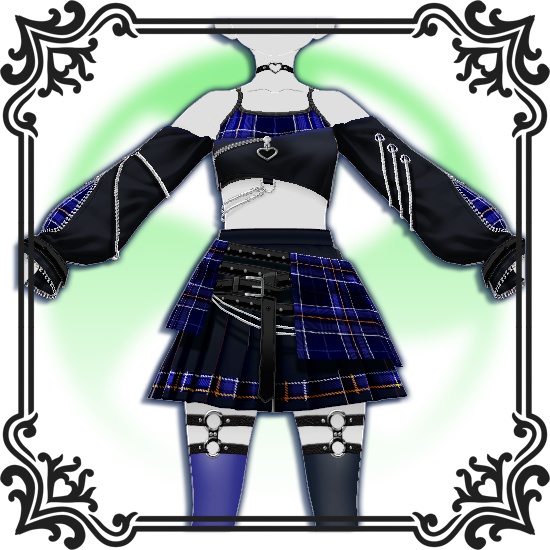 【VRoid】 Gothic Plaidvantage