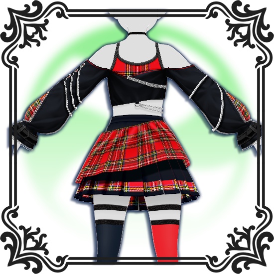 【VRoid】 Gothic Plaidvantage