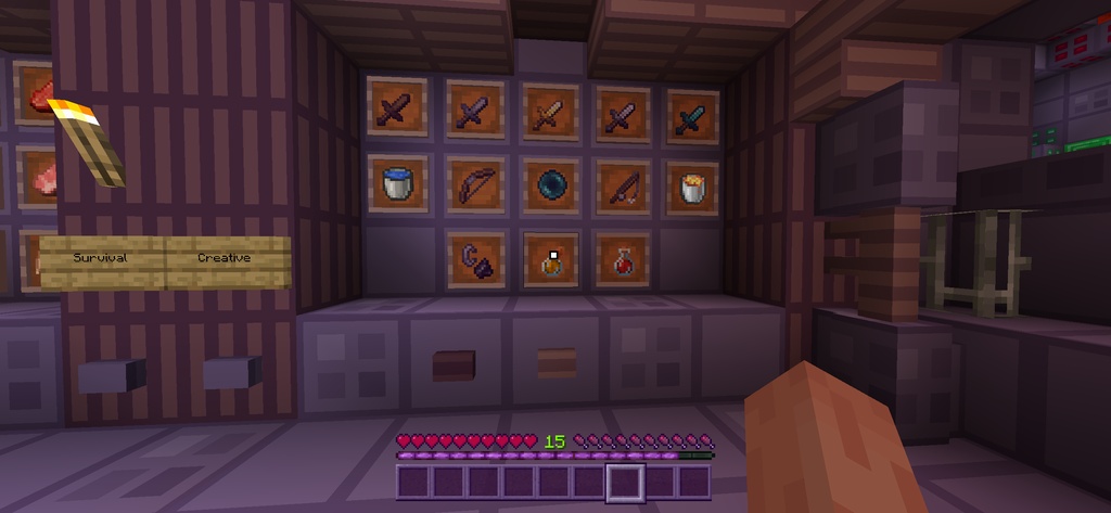 マイクラ統合版PvPテクスチャ「Full moon night」