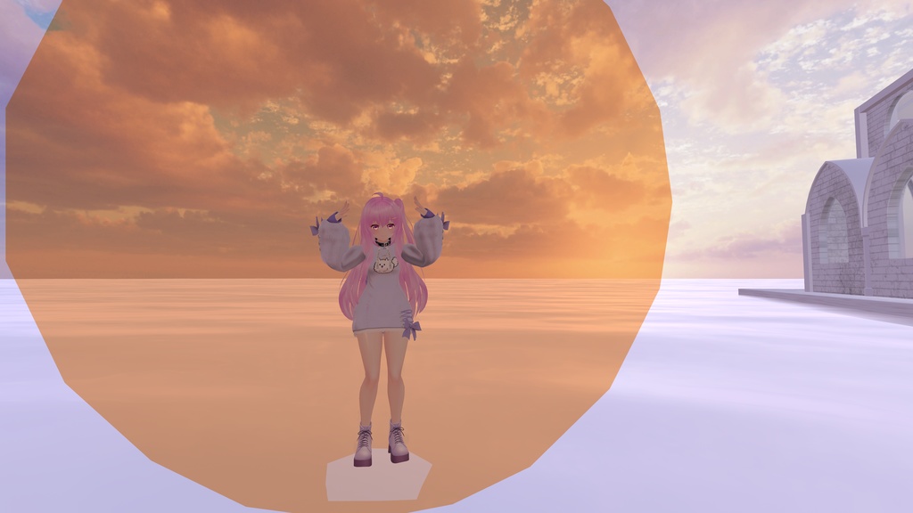 「いろまる」Quest対応パーティクルフィルター【Modular Avatar対応】